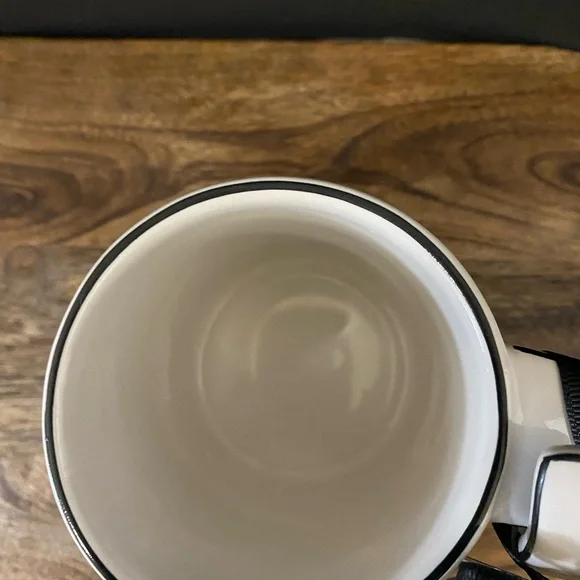 Rae Dunn White 'Enjoy' Mug with Spoon - Picture 5 of 5